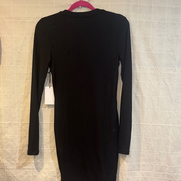 Iris Black Ribbed Knit Top - Picture 4 of 4